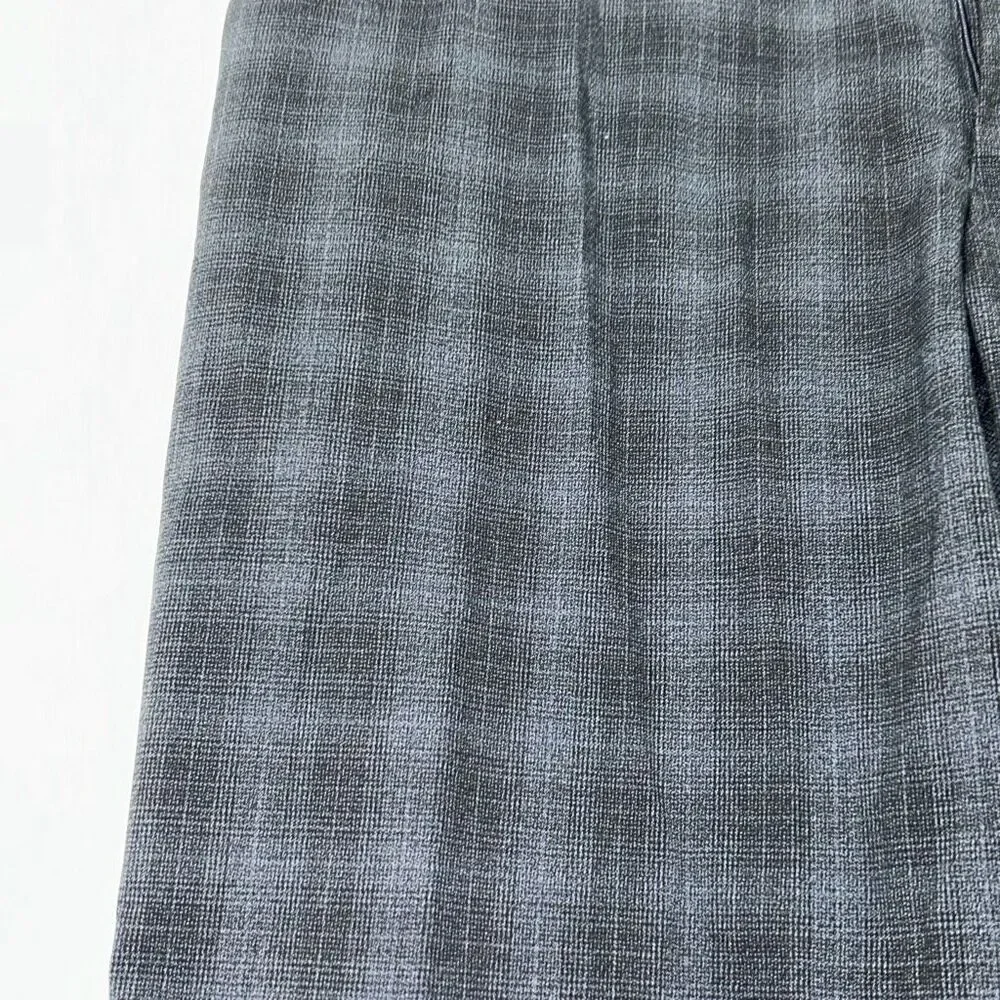 Murano Zac fit black blue plaid dress pants 40:32